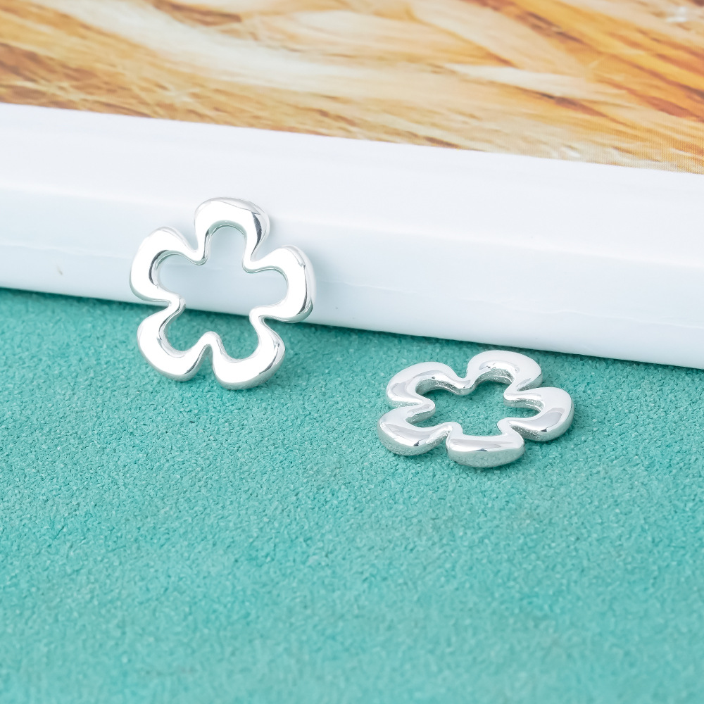 925 Sterling Silver Hollow Flo - Jewelry Making In La avaliação e preço