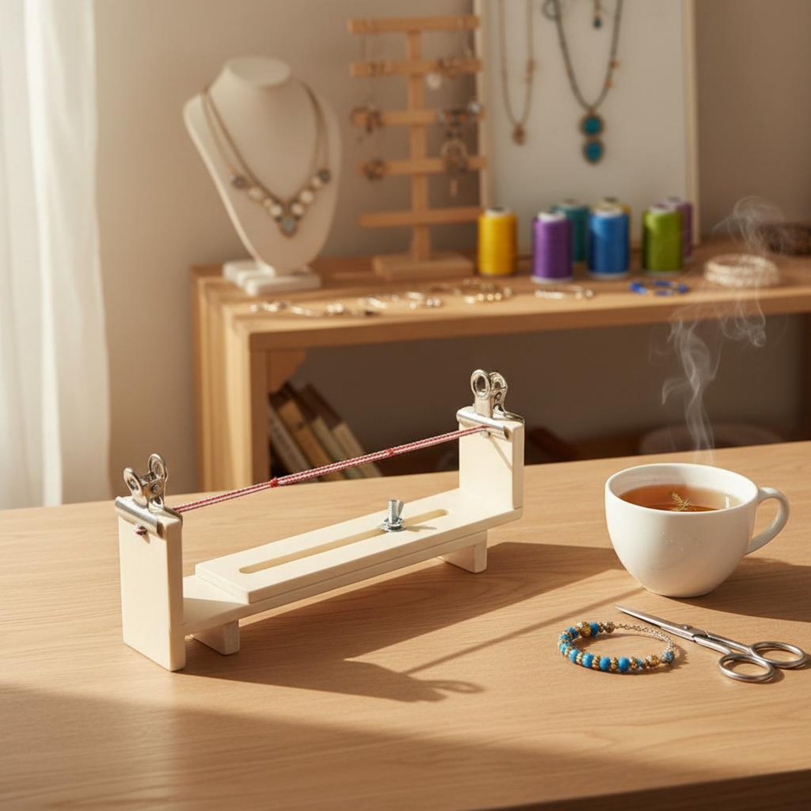 Bracelet Braiding Tool Easy to - Jewelry Making Thread avaliação e preço
