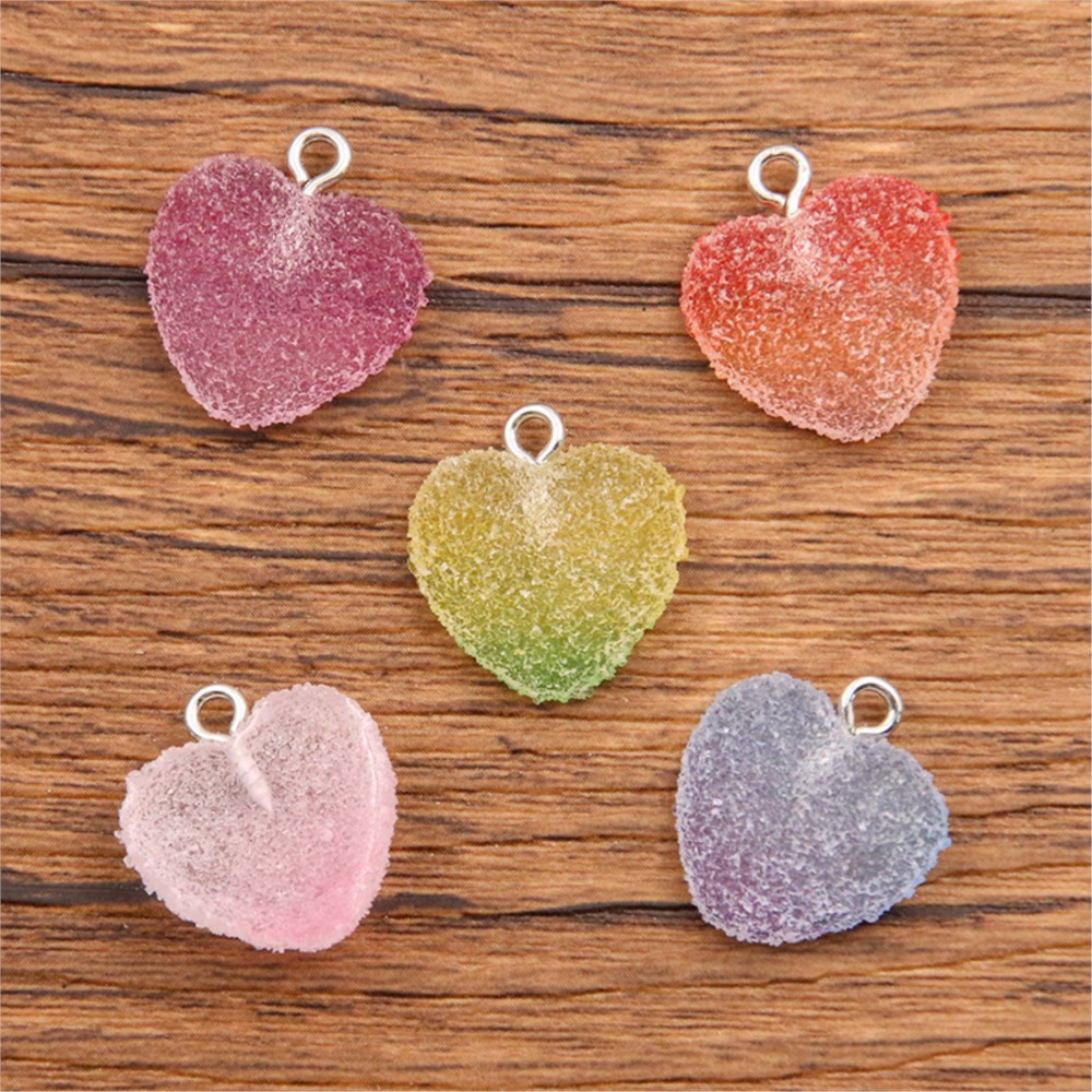 20Pcs Gradient Color Candy Res - Jewelry Making In Clay avaliação e preço