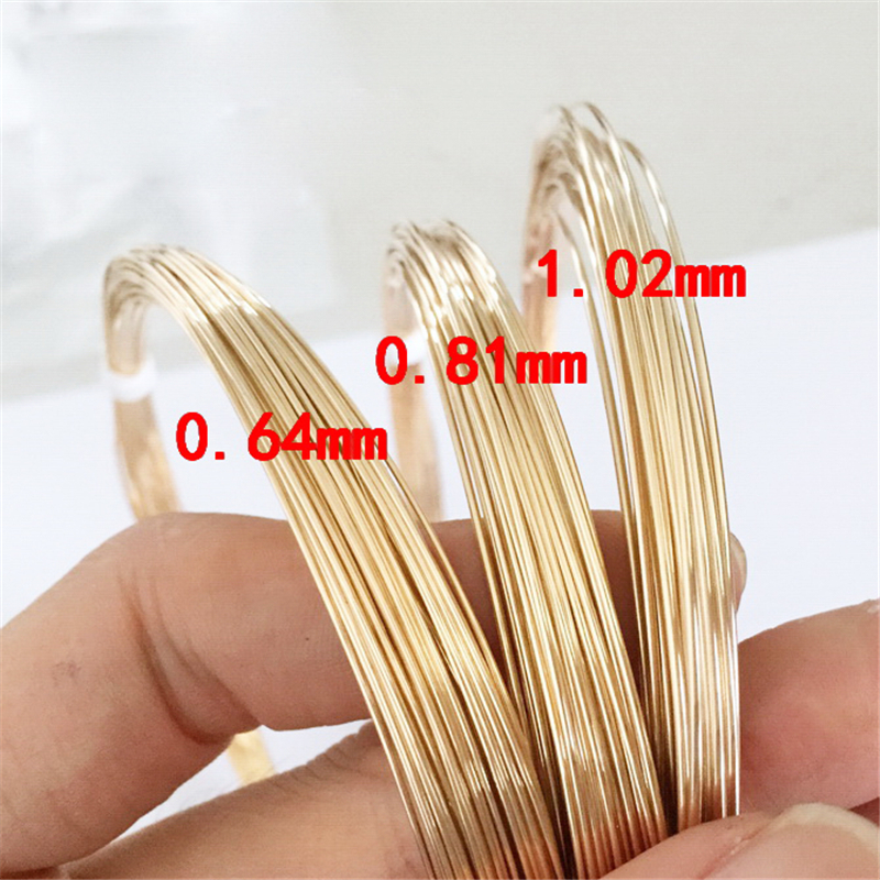 14K Gold Filled Half Round Wir - Jewelry Making Gold Wire avaliação e preço