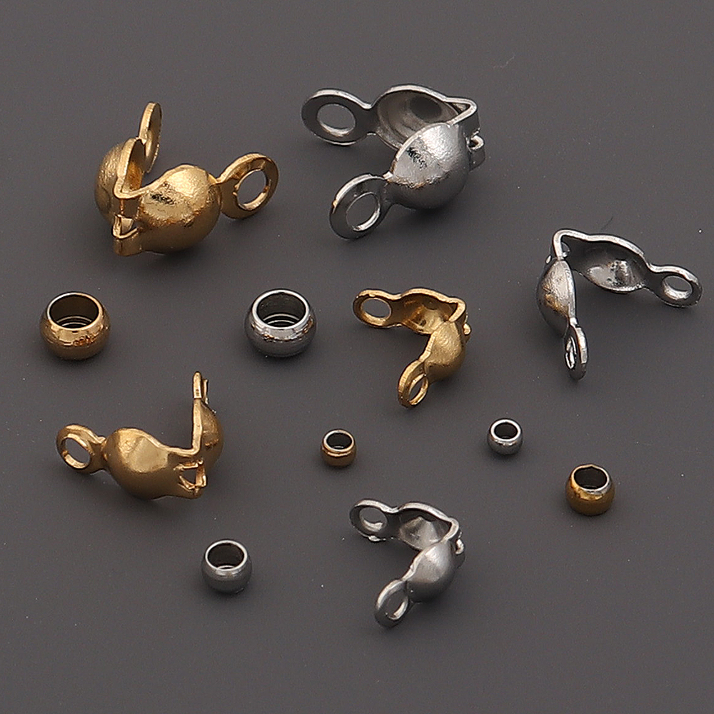 40-200pcs Stainless Steel Conn - Jewelry Making Hardware avaliação e preço