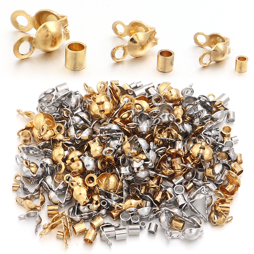 40-200pcs Stainless Steel Conn - Jewelry Making Hardware avaliação e preço