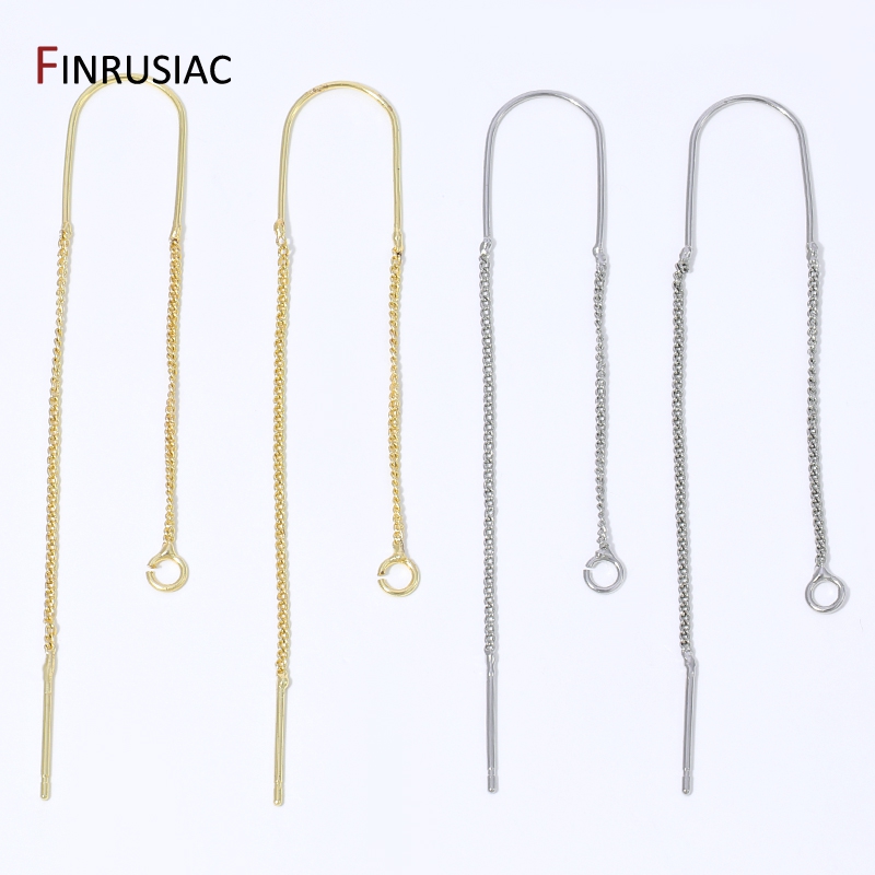 18K Gold Plated Brass Long Tas - Jewelry Making Gold Wire avaliação e preço