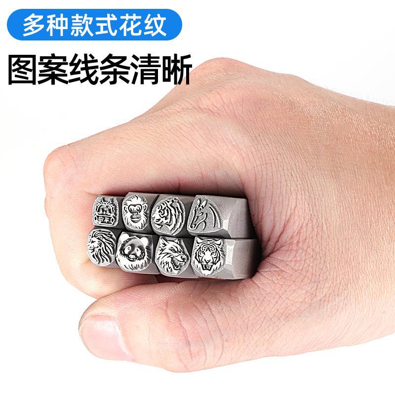 Lion-motif jewellery steel sta - Jewelry Making Hammer avaliação e preço