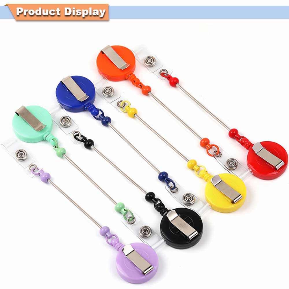 1-3 Pcs Beadable Badge Reels w - Jewelry Making Parts avaliação e preço