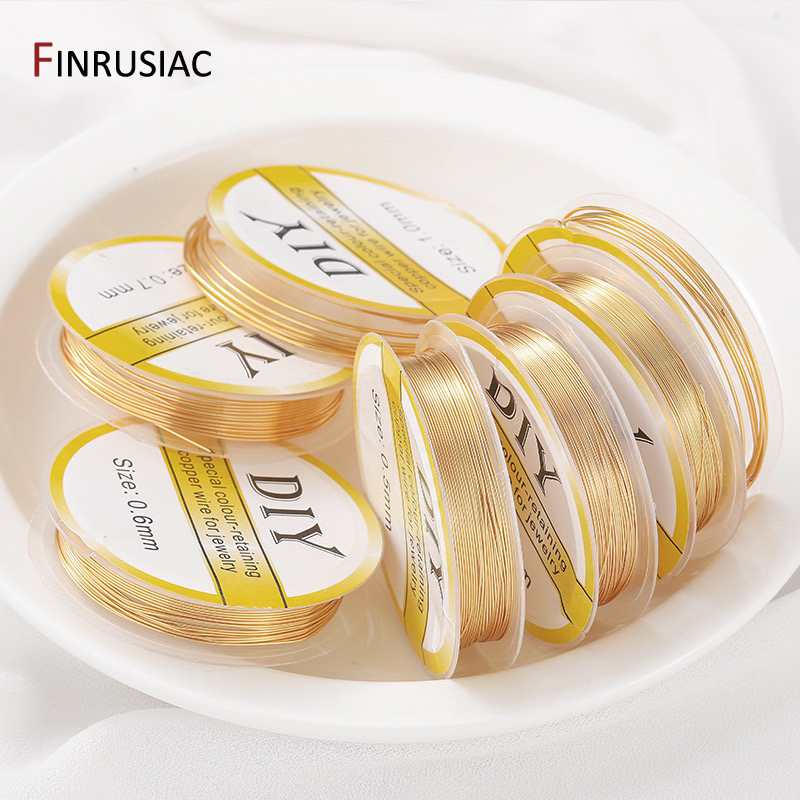 14K Gold Plated Copper Wire Fo - Jewelry Making Gold Wire avaliação e preço