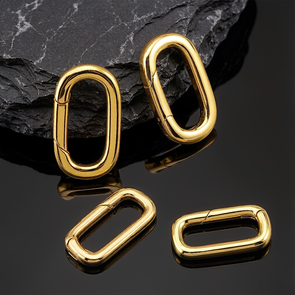 2pcs 18K Gold Plated Filled Ov - Jewelry Making Hardware avaliação e preço