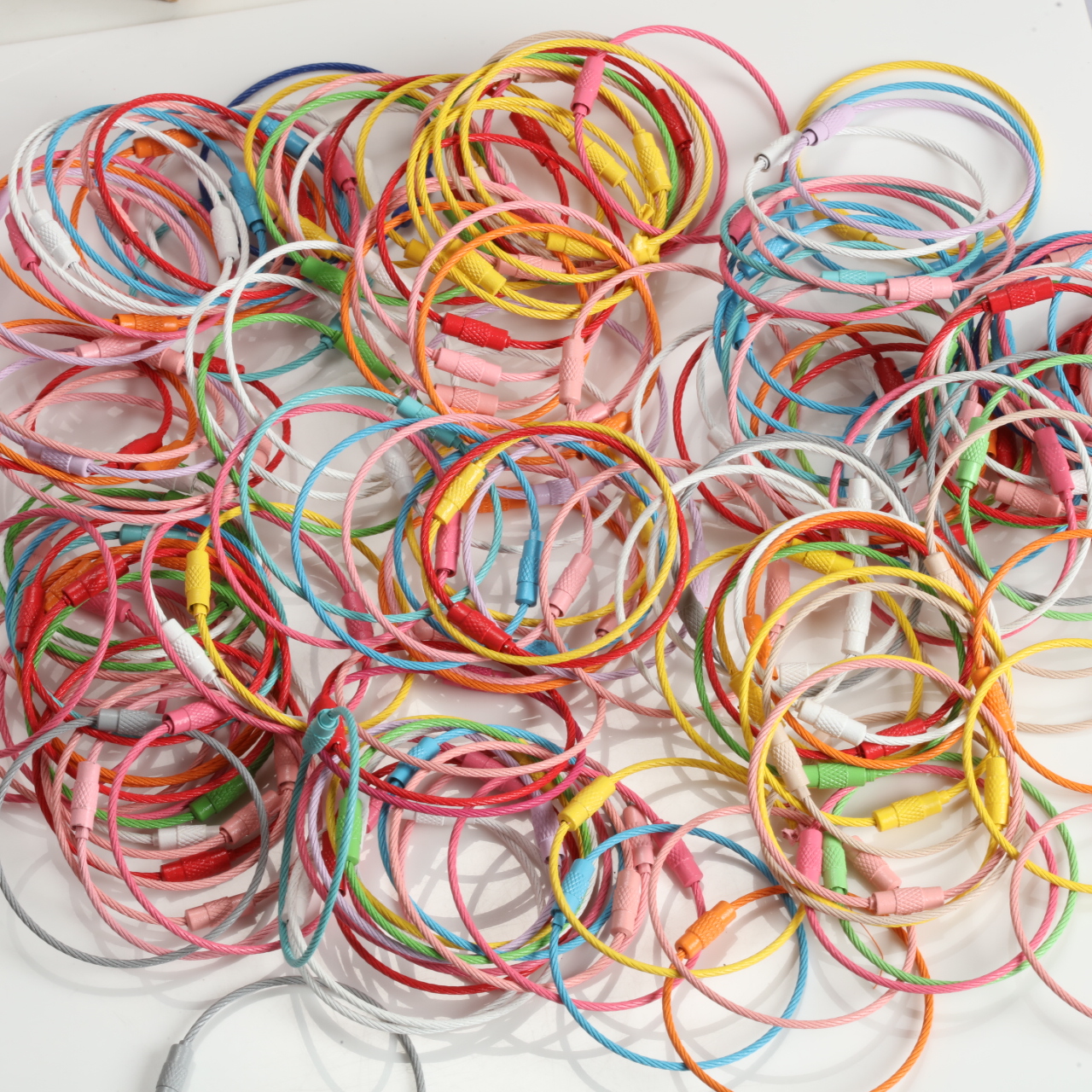 Multicolor Paint Coated Steel  - Jewelry Making Thread avaliação e preço