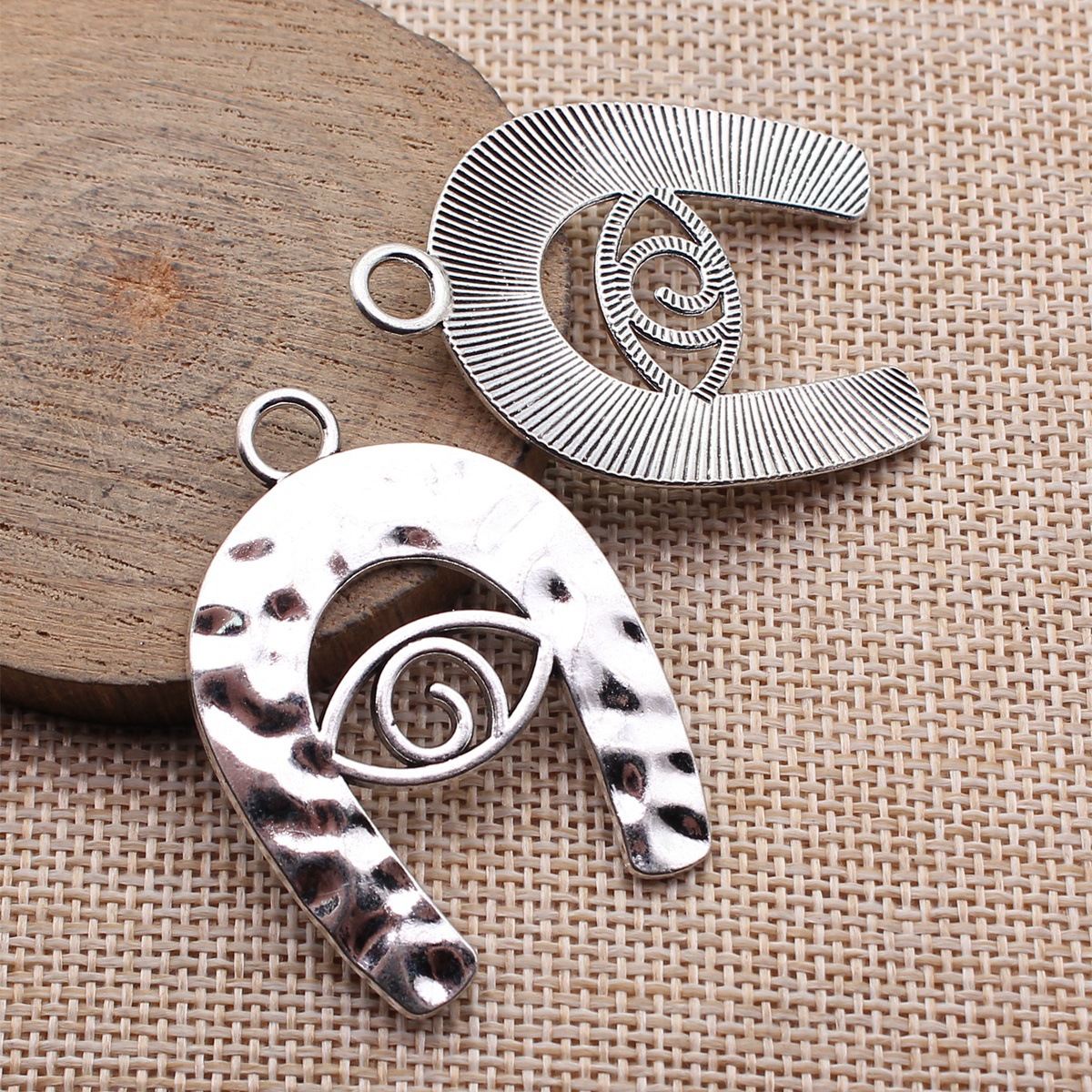 5pcs 46x34mm Antique Silver Co - Jewelry Making Hammer avaliação e preço