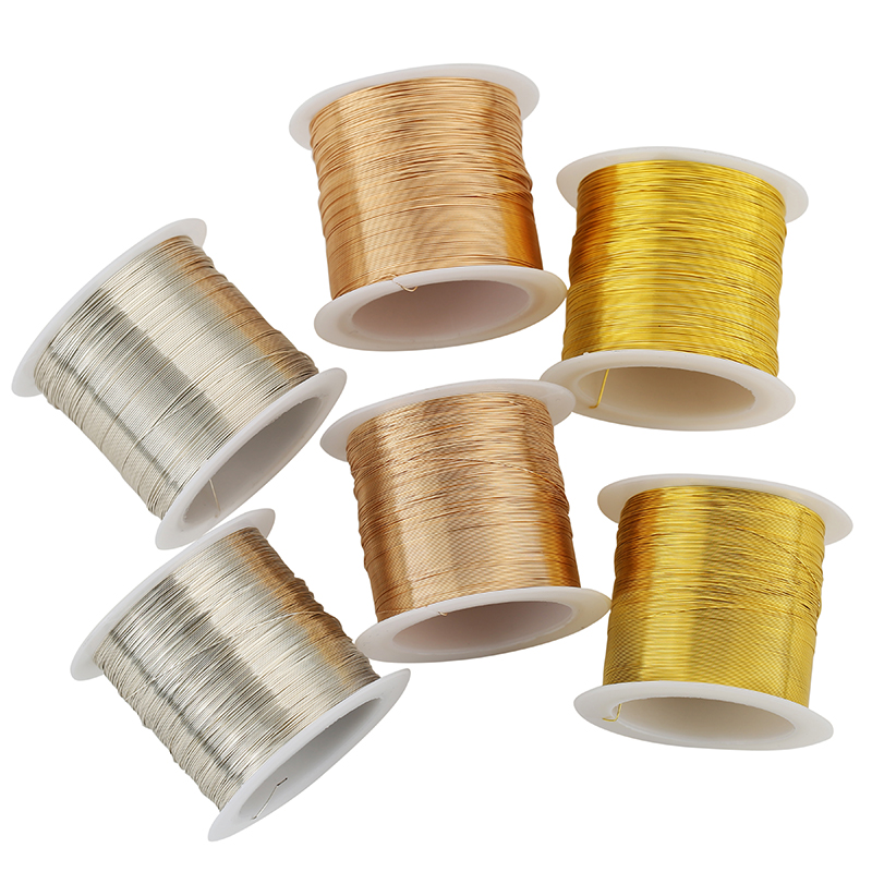 100meters Copper Stainless Ste - Jewelry Making Thread avaliação e preço
