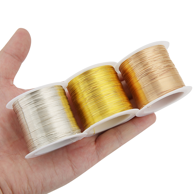 100meters Copper Stainless Ste - Jewelry Making Thread avaliação e preço