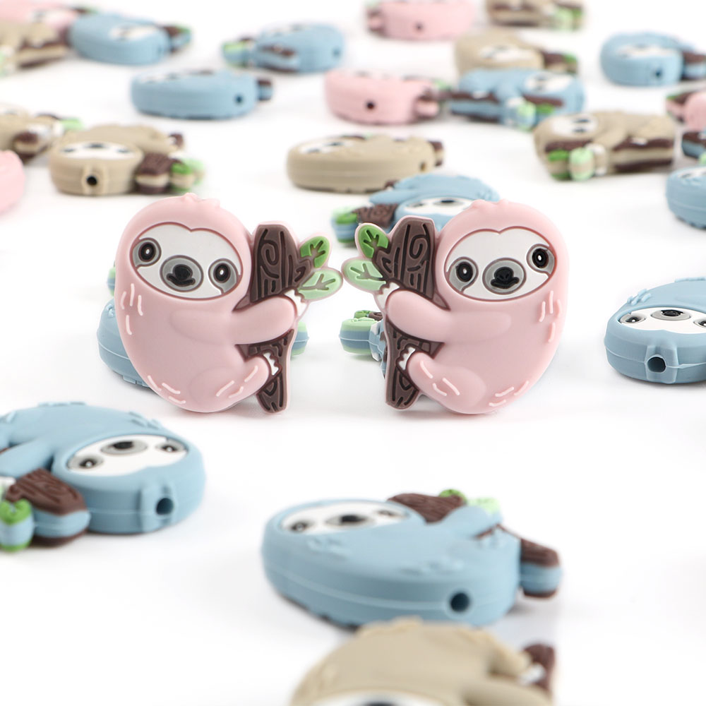3pc/Lot Cartoon Mini Sloth Sil - Jewelry Making For Dummies avaliação e preço
