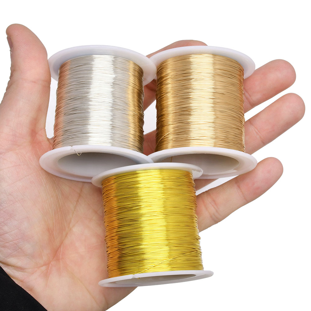100m/328ft Fadeless Copper Cla - Jewelry Making Thread avaliação e preço