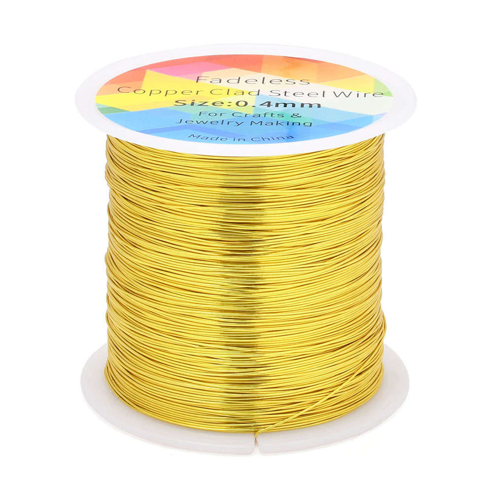 100m/328ft Fadeless Copper Cla - Jewelry Making Thread avaliação e preço