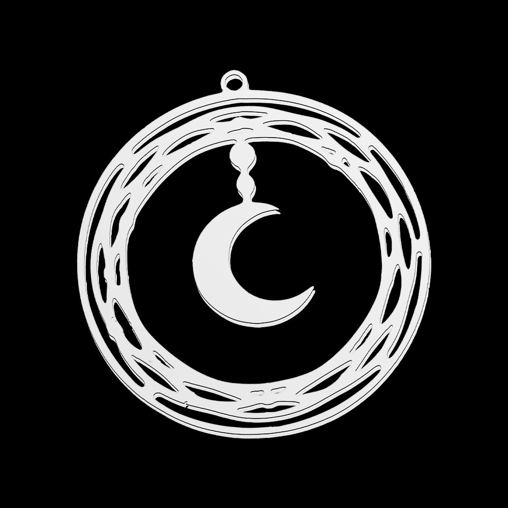 5pcs/Lot Stainless Steel Moon  - Jewelry Making In La avaliação e preço