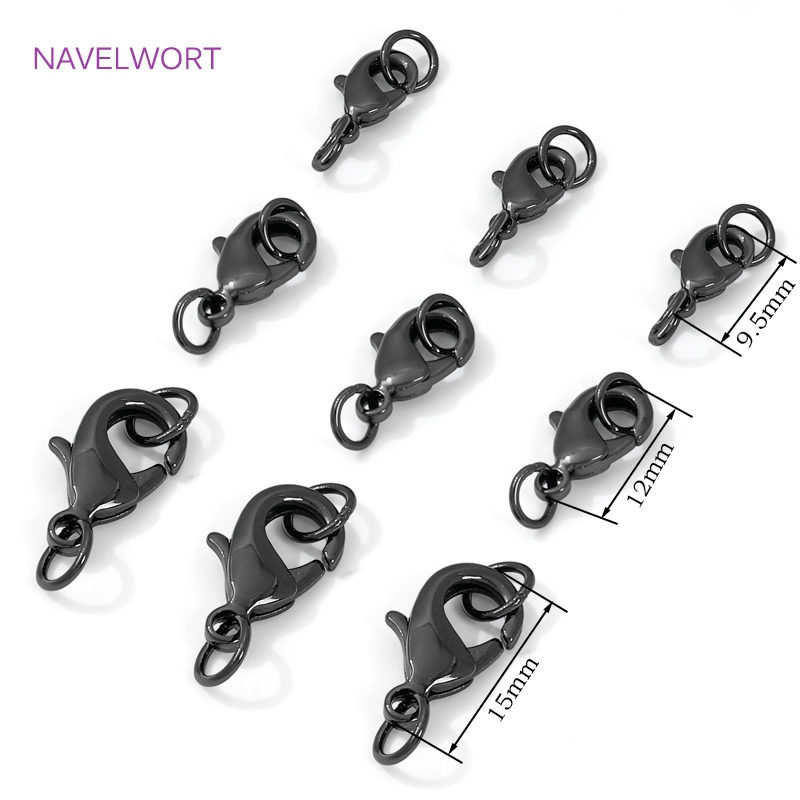 Black Color Brass Lobster Clas - Jewelry Making Hardware avaliação e preço
