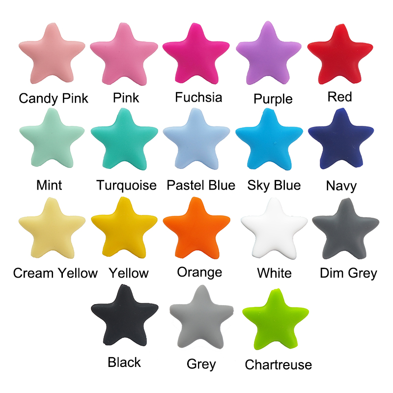 Chengkai 50pcs Silicone Star B - Jewelry Making For Dummies avaliação e preço