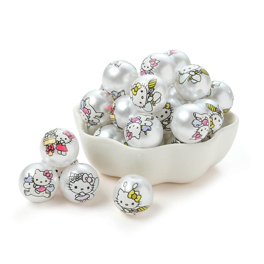 10pcs Sanrio Hello Kitty Round - Jewelry Making For Dummies avaliação e preço