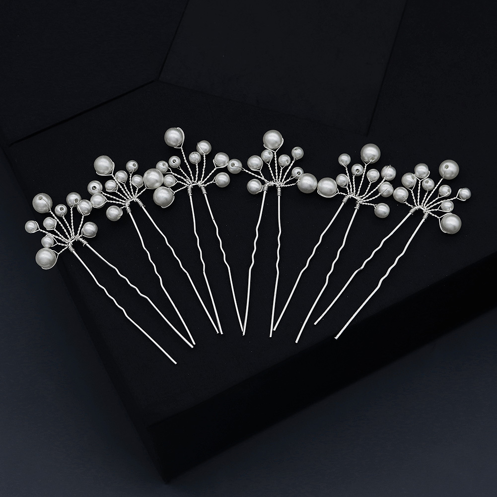 Vintage Pearl Flower Hairpin S - Jewelry Making Parts avaliação e preço